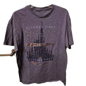 Walt Disney World 50th Anniversary Sz L Oct 1st Annual Passholder T-Shirt 1971